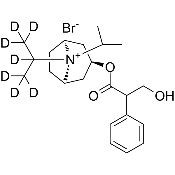 Ipratropium-d7 bromide (Sch 1000-d7 (bromide))